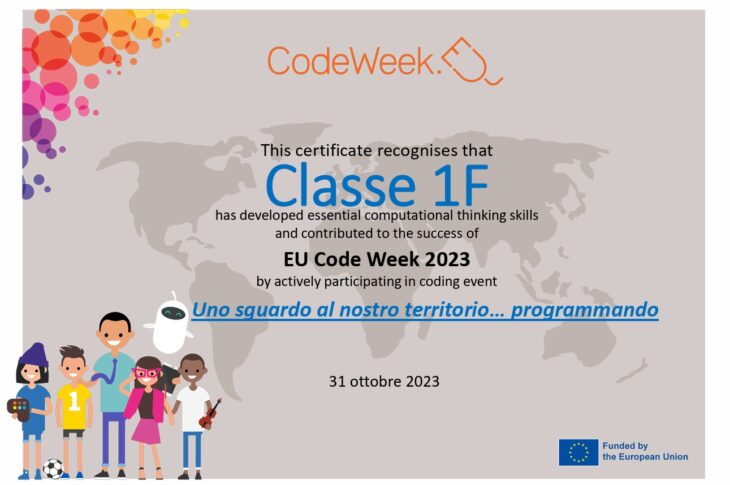Attestato classe I F