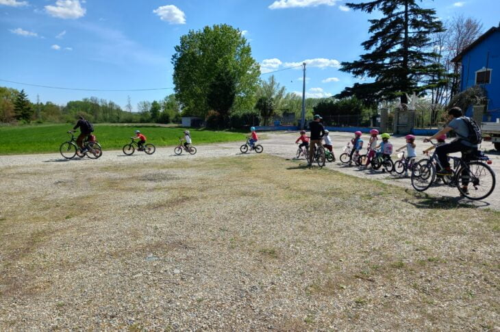 Uscita in bicicletta