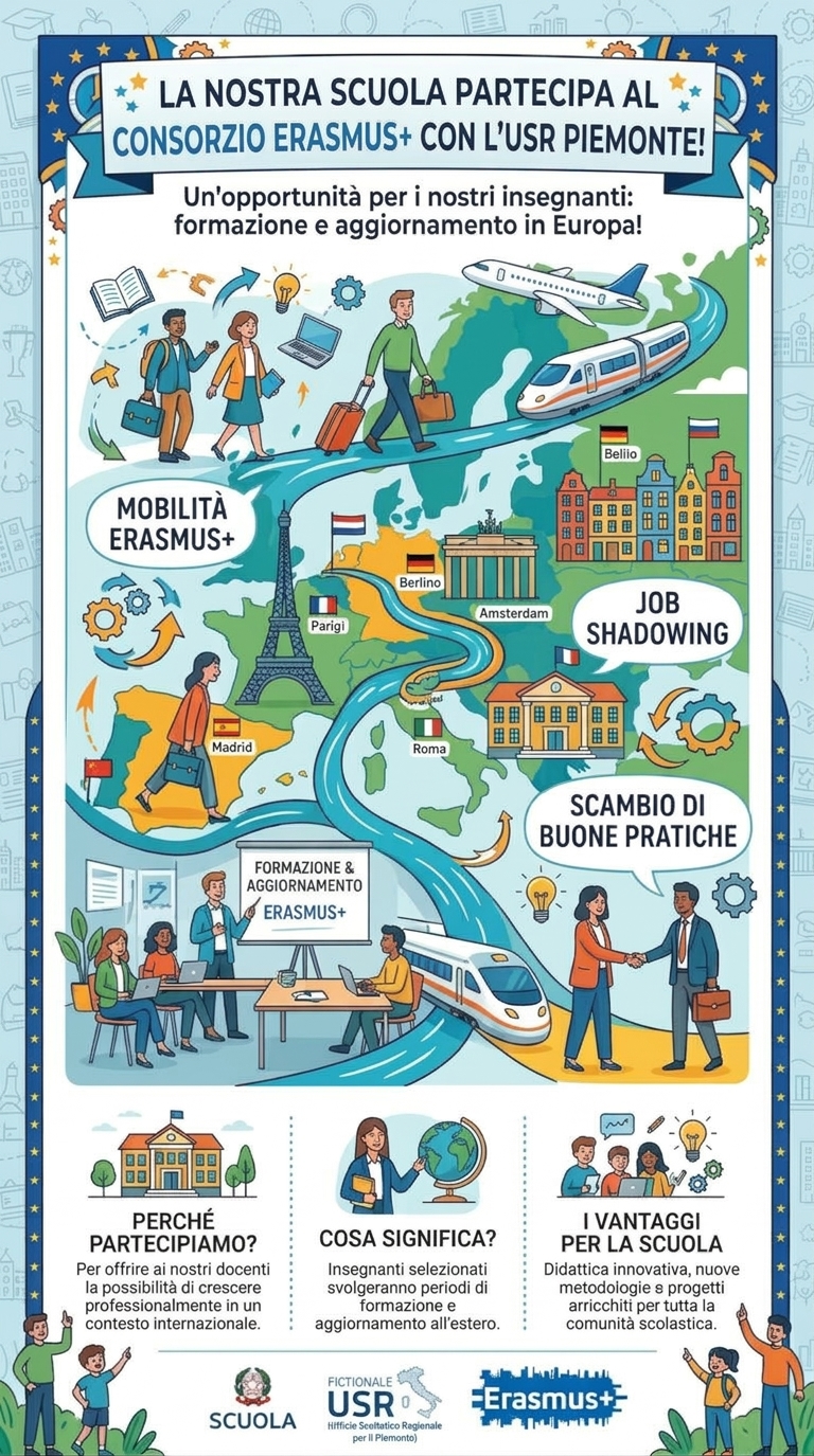Adesione al Consorzio USR per le mobilità Erasmus+